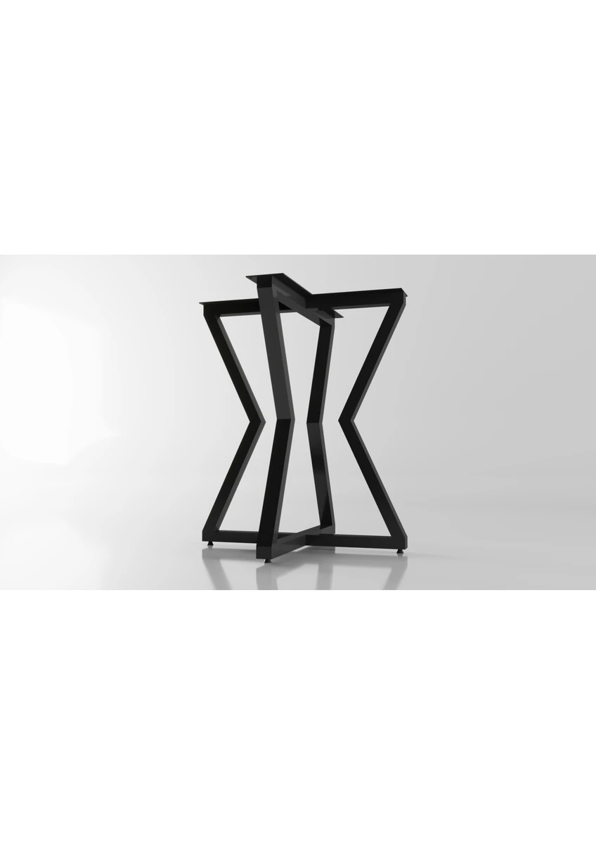 Yeta Model Demonte Kafe Masa Ayak Seti Siyah Metal Kafe Masa Ayağı
